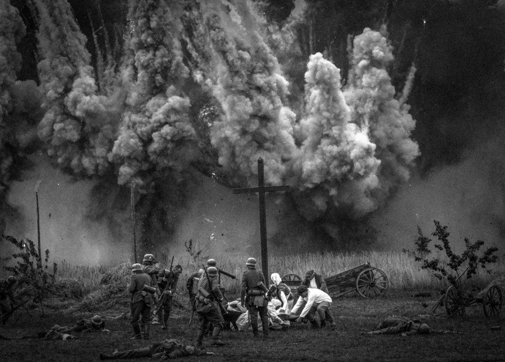 Historical reconstruction of the Battle of Lomianki, September 1939.