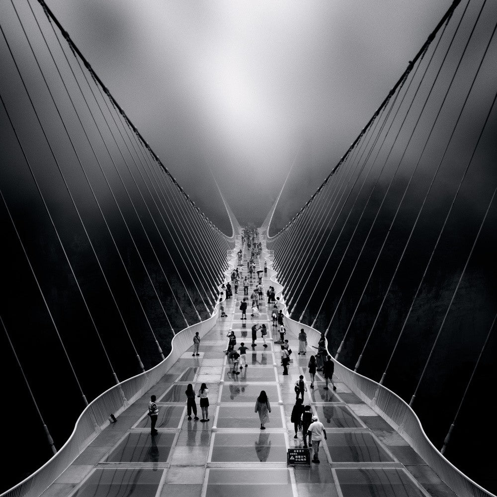 On the bridge
