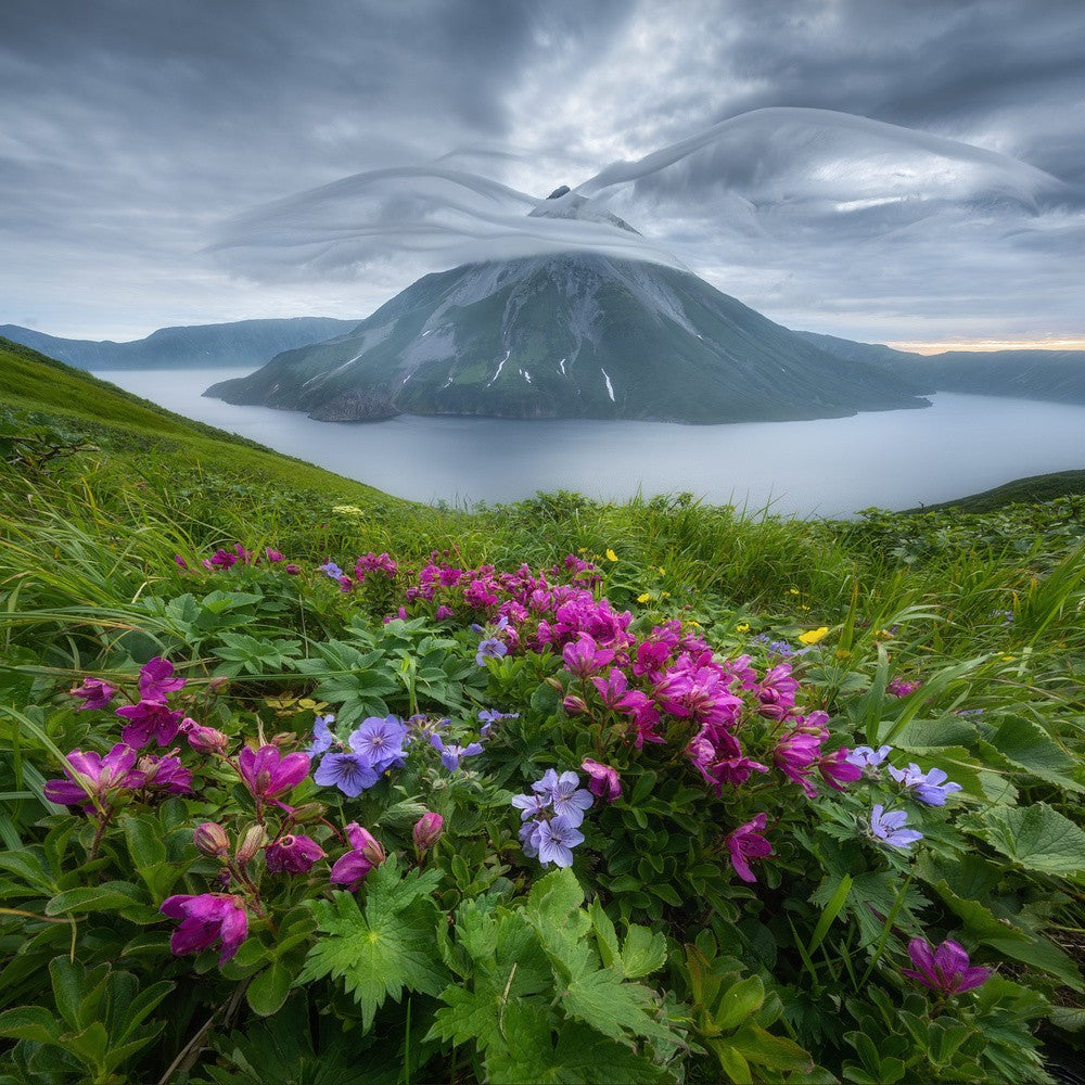 Flowers and wings...