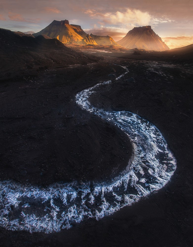 Frozen stream