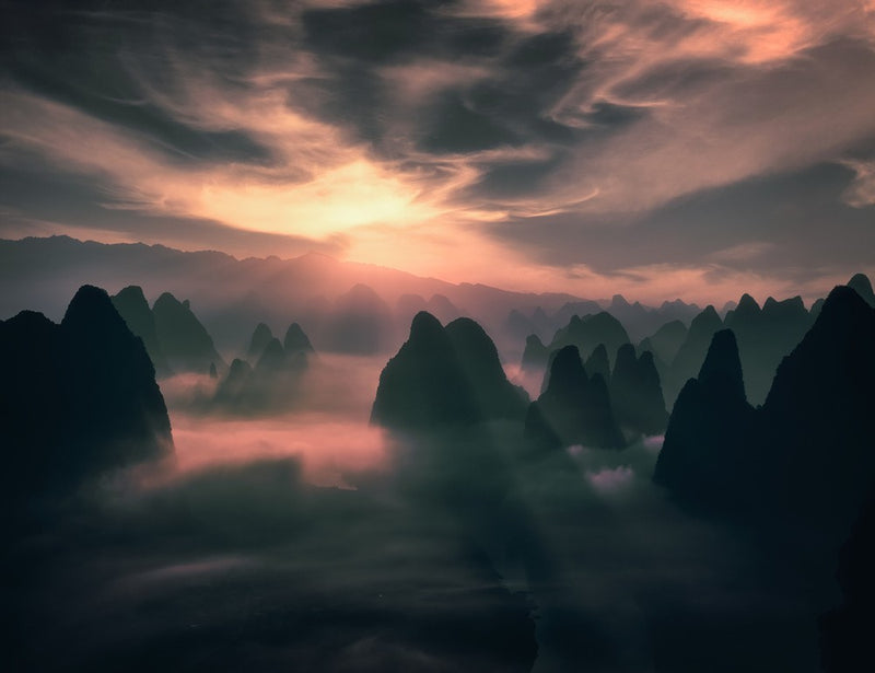 Ethereal sunrise