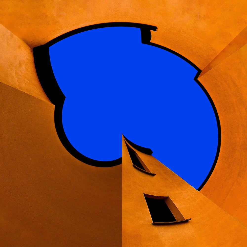 Blue and orange