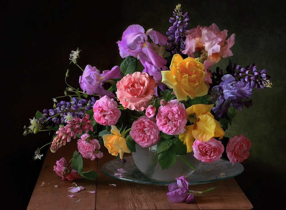Still life with June flowers
