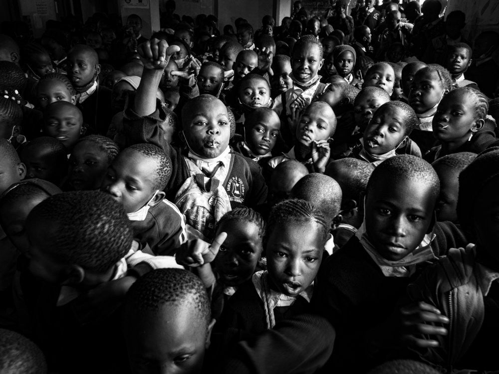 an overcrowded school