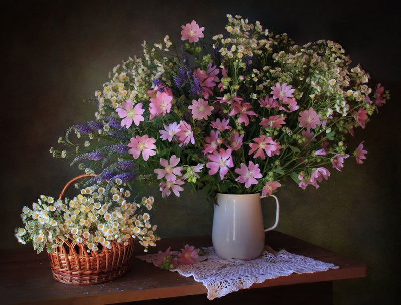 Still life with meadow flowers