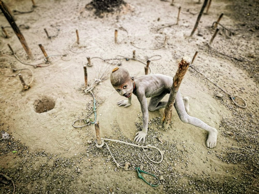 Child of Mundari tribe