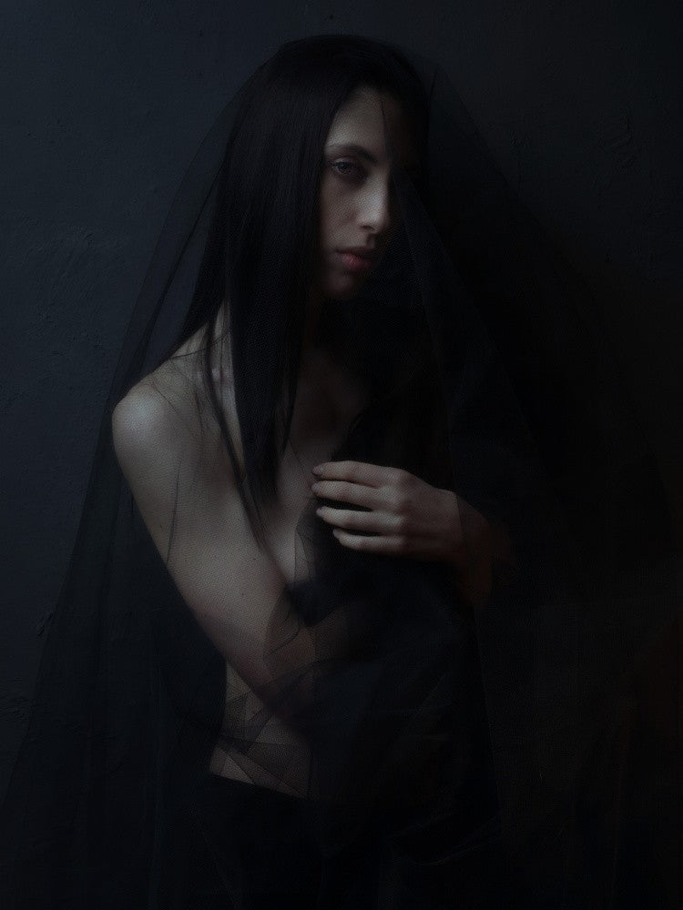 Portrait d'humeur bleue