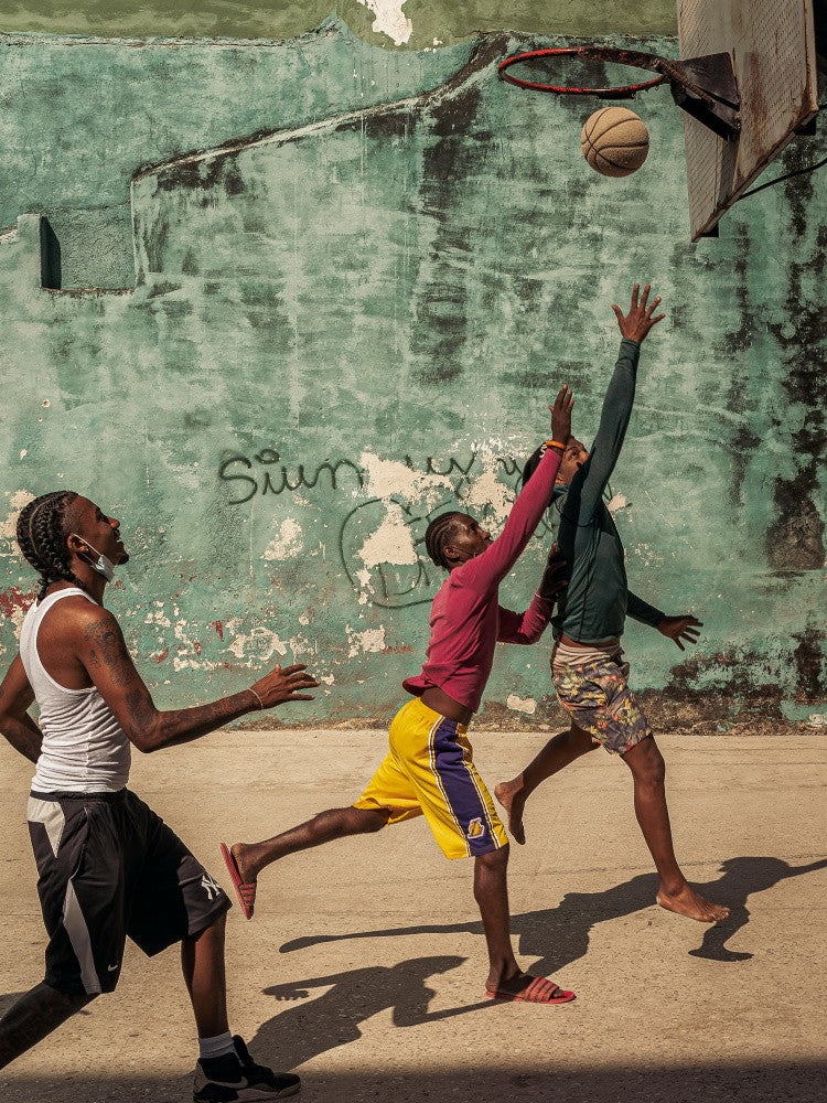 Playing Basketball