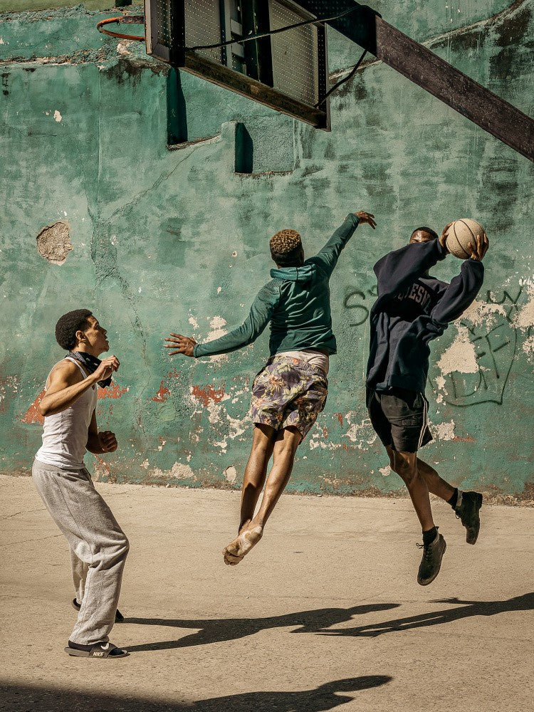 Playing Basketball