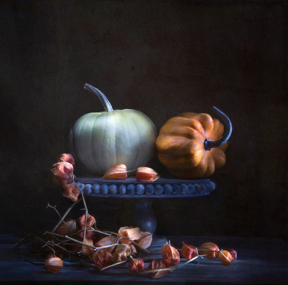 Pumpkin &amp; Chinese Lanterns