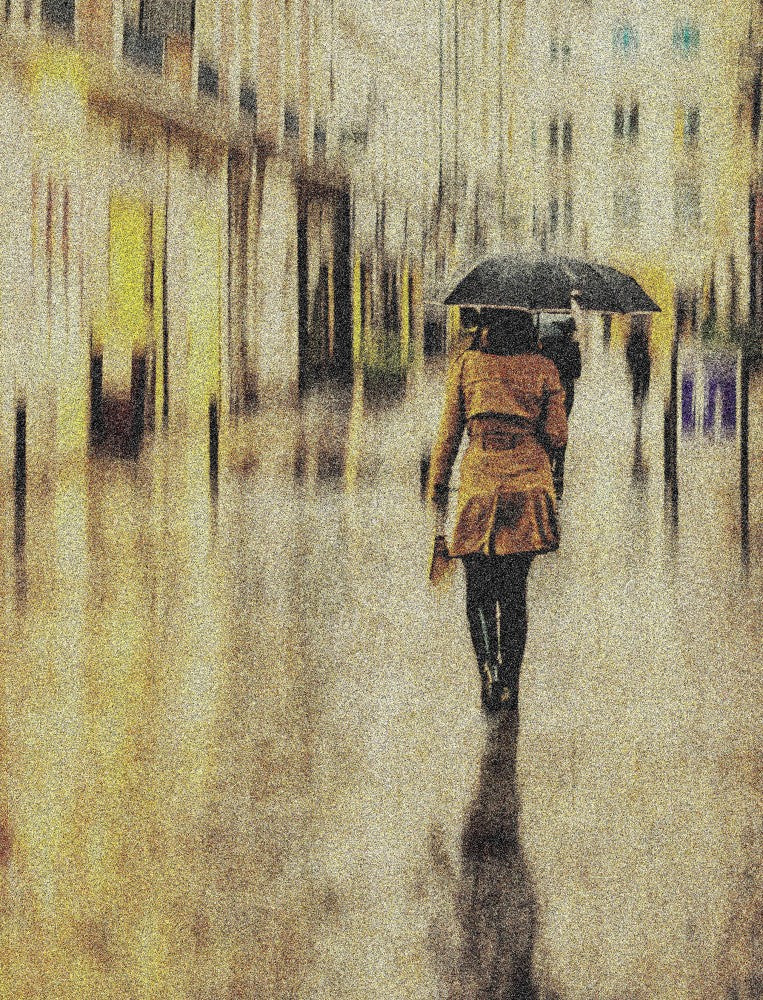 Im Regen