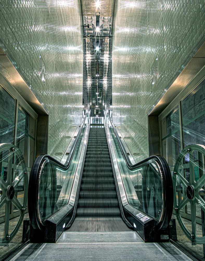 Abwärtsrolltreppe
