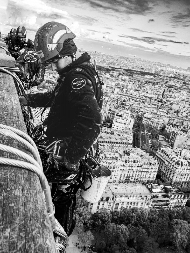 above the roofs of paris