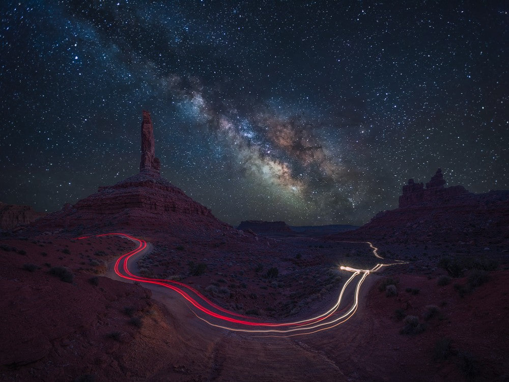 Starry Night in the Red Valley