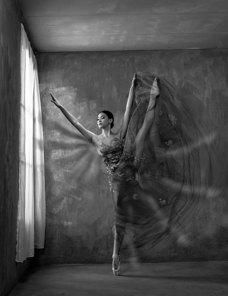Balerina Movement Near Window