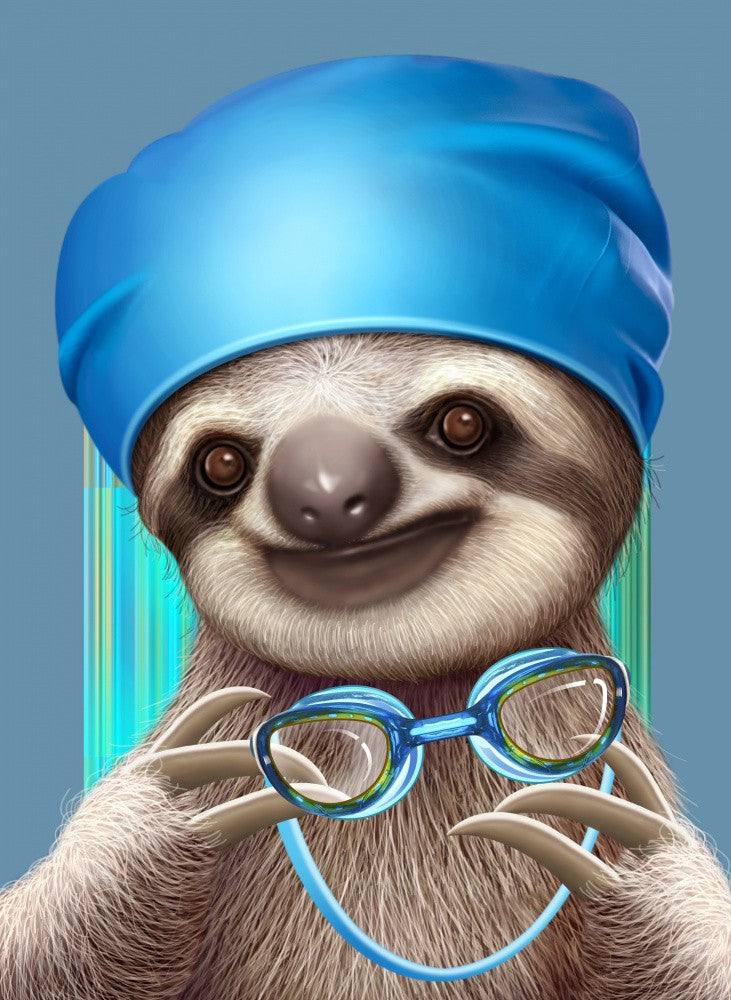 SLOTH WITH GOGGLES