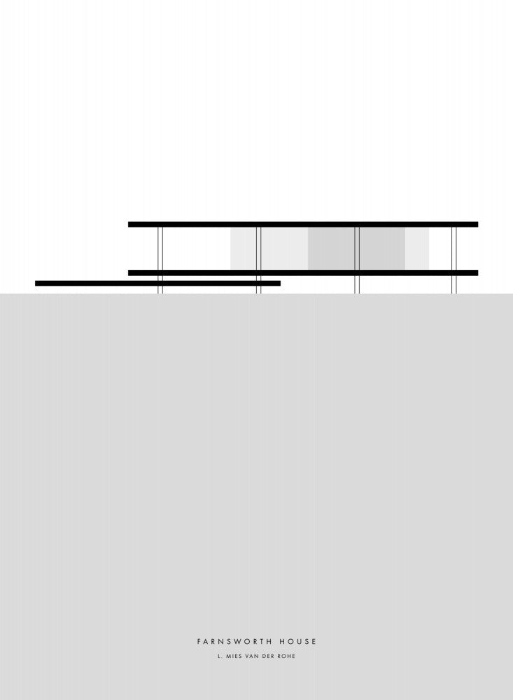 Minimalistisches Farnsworth House