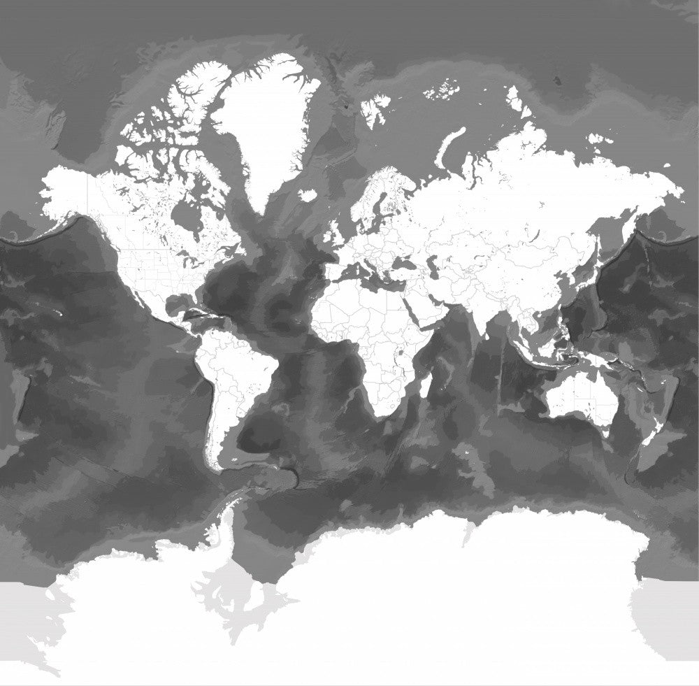 Olson world map