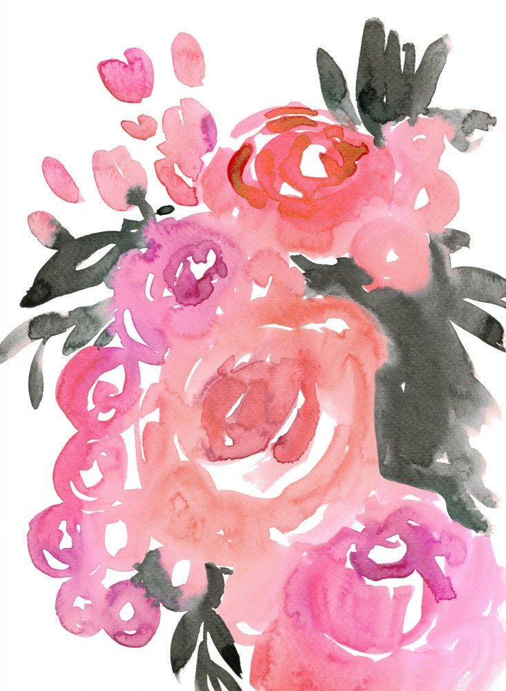 Maeko loose watercolor florals II