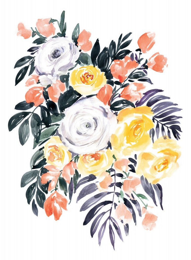 Harriet bouquet in coral