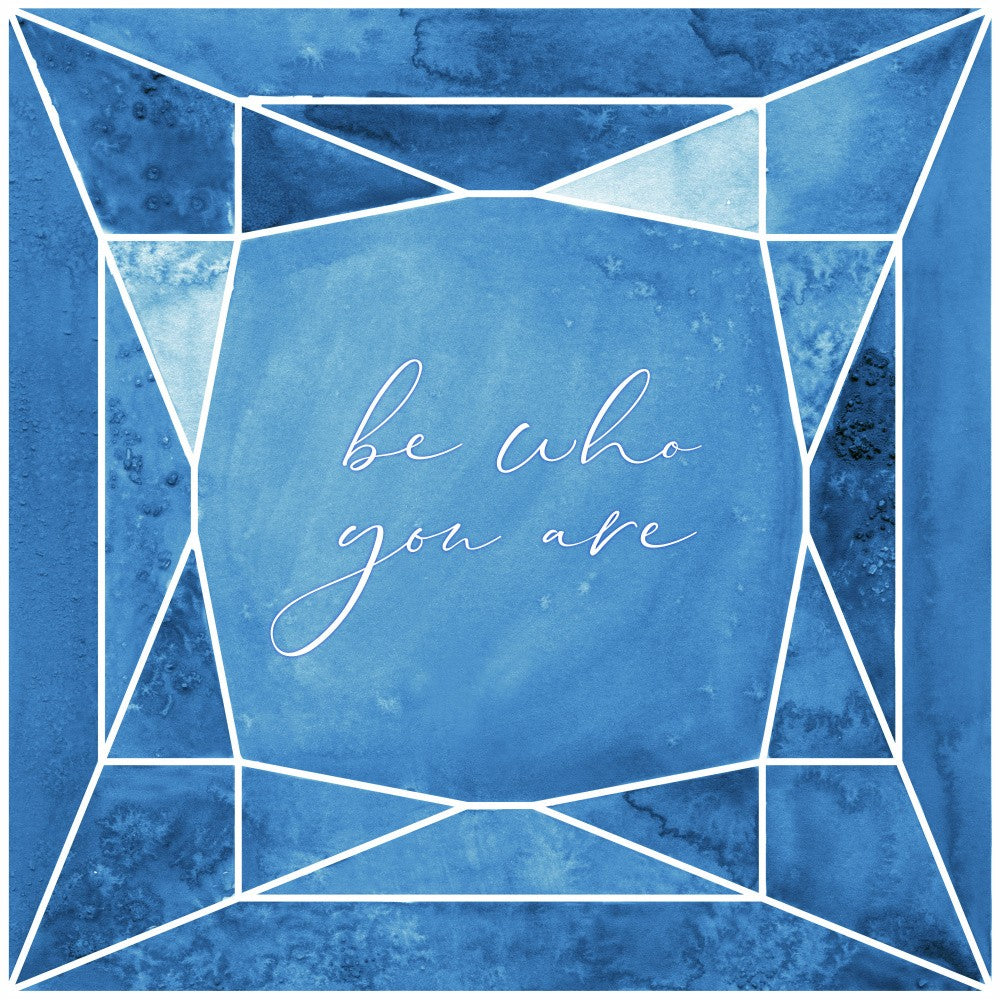 Be who you are Gem Nachtblau
