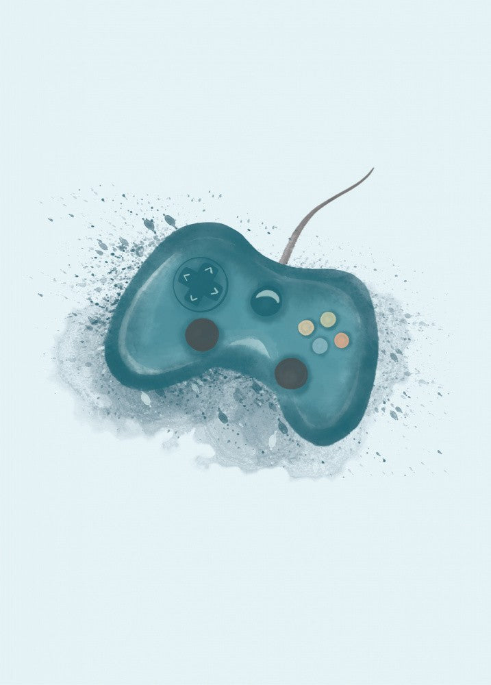 Gamer Splash Blue