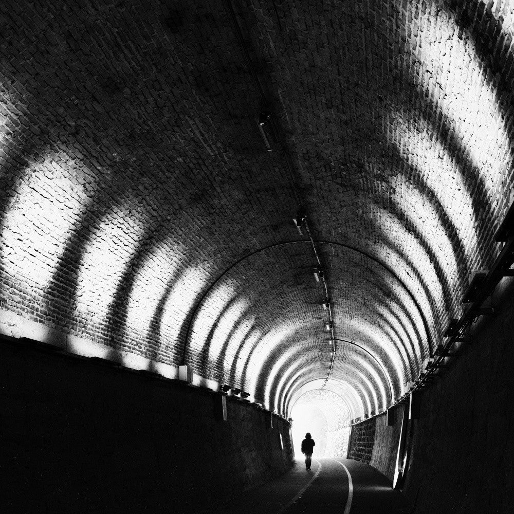 Flügel im Tunnel