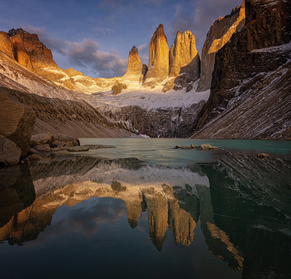 Sonnenaufgang bei den Paine Towers