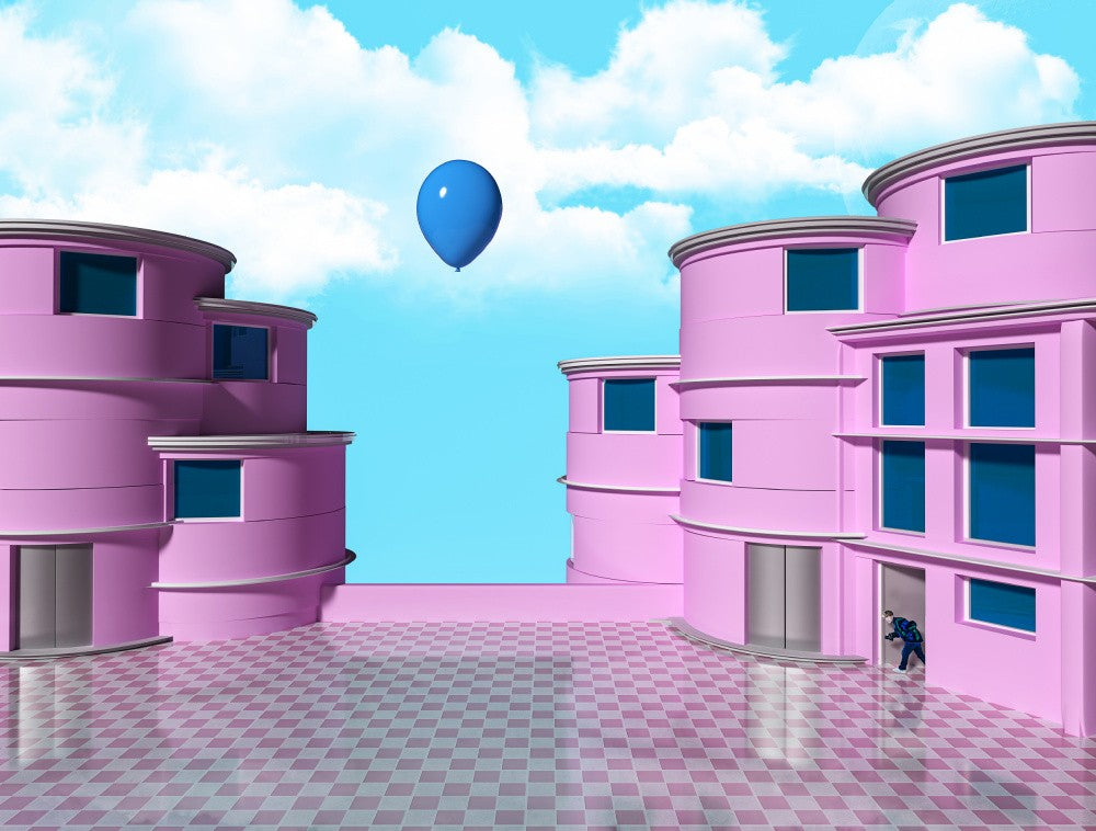 the blue balloon