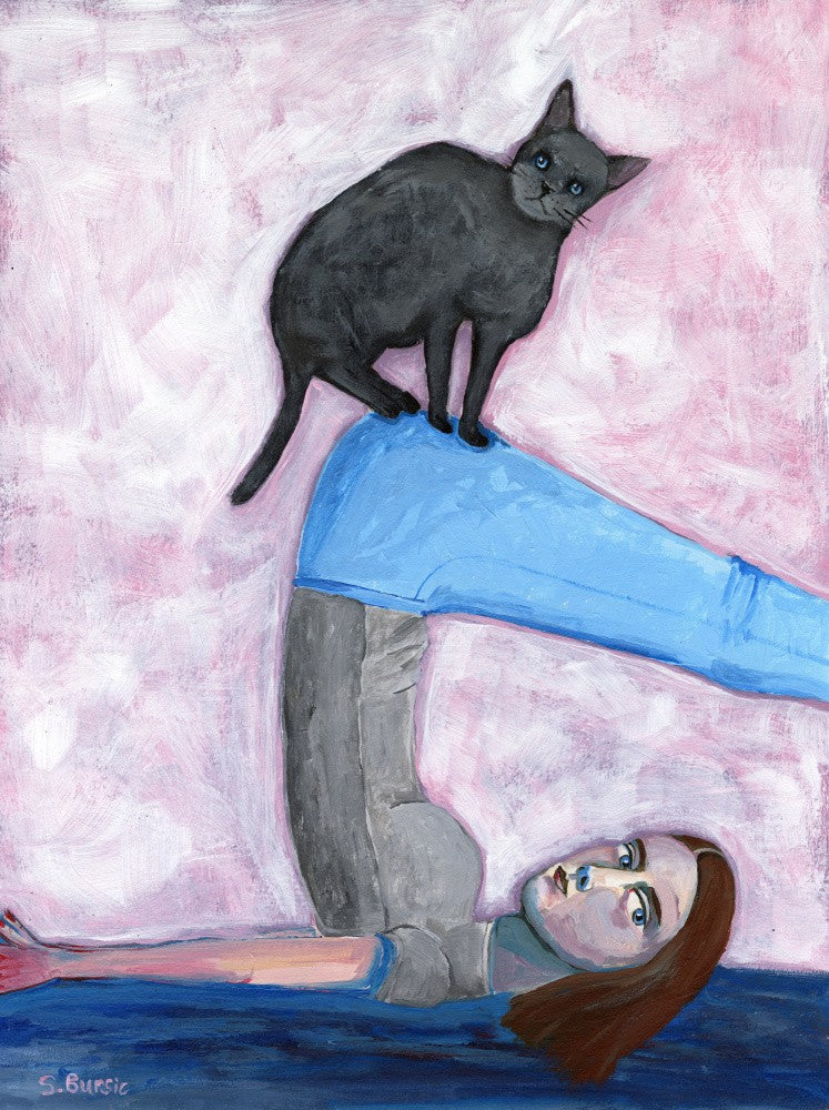 Yoga with my Cat