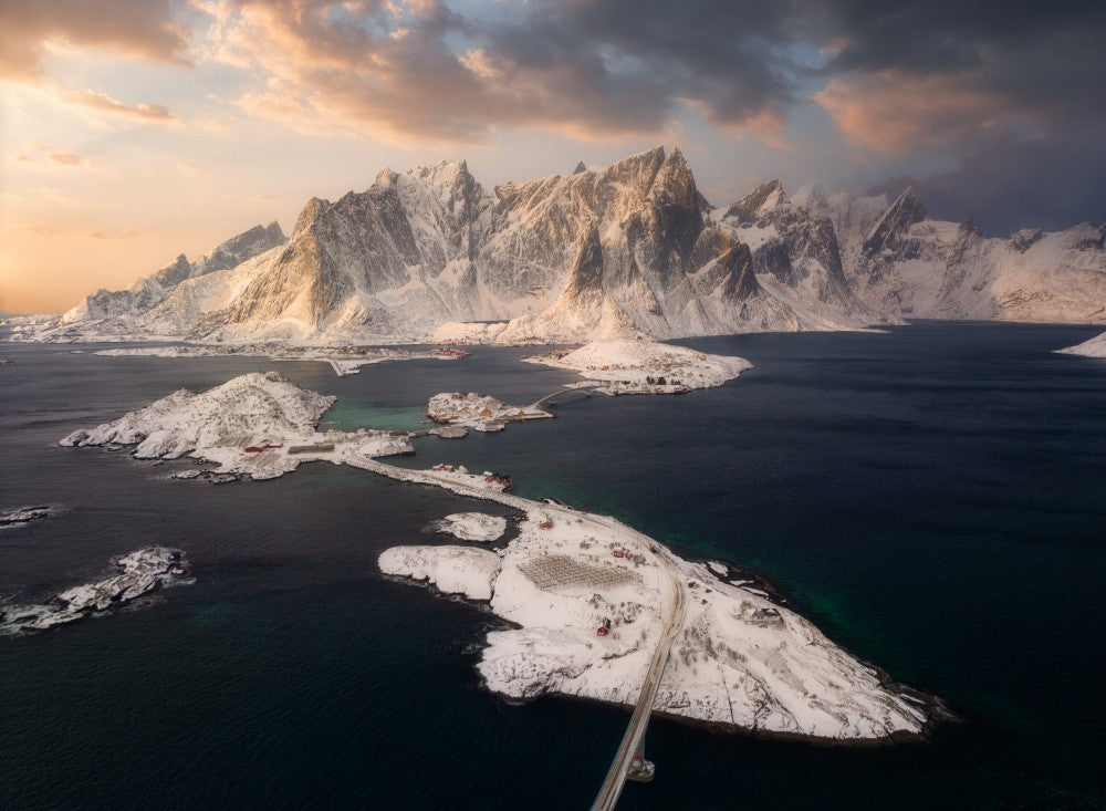 Misty Sunset at Lofoten