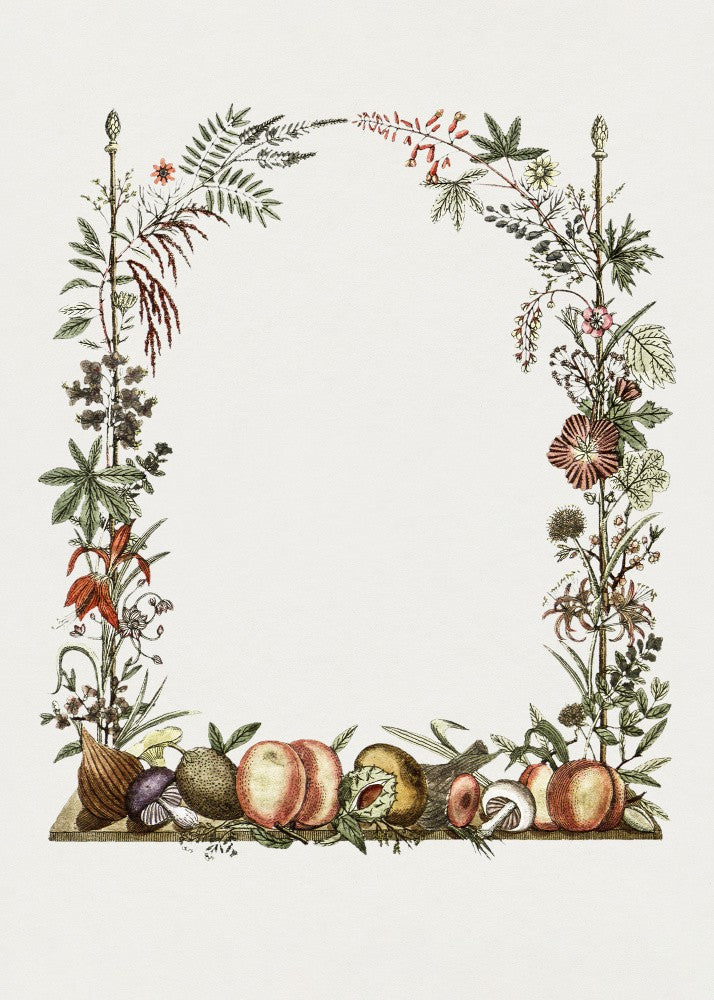 Hand Drawn Botanical Frame