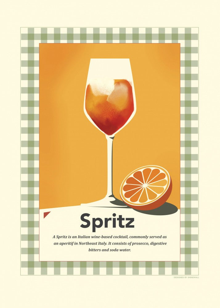 Spritz retro print