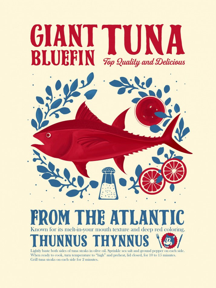 Tuna kitchen print