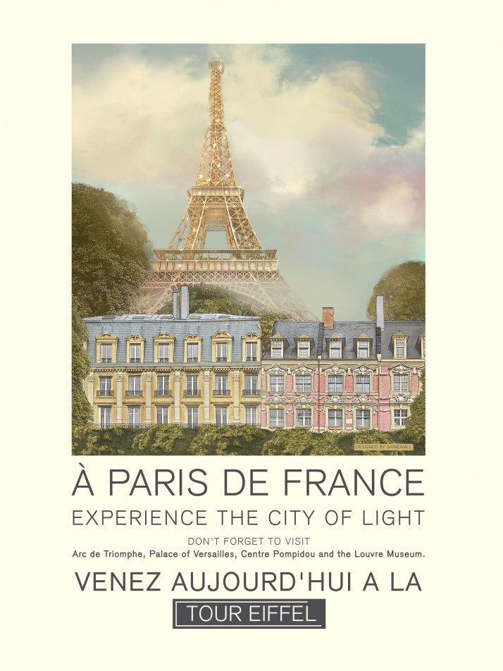 Paris retro print