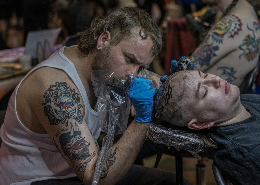 Kopftattoo