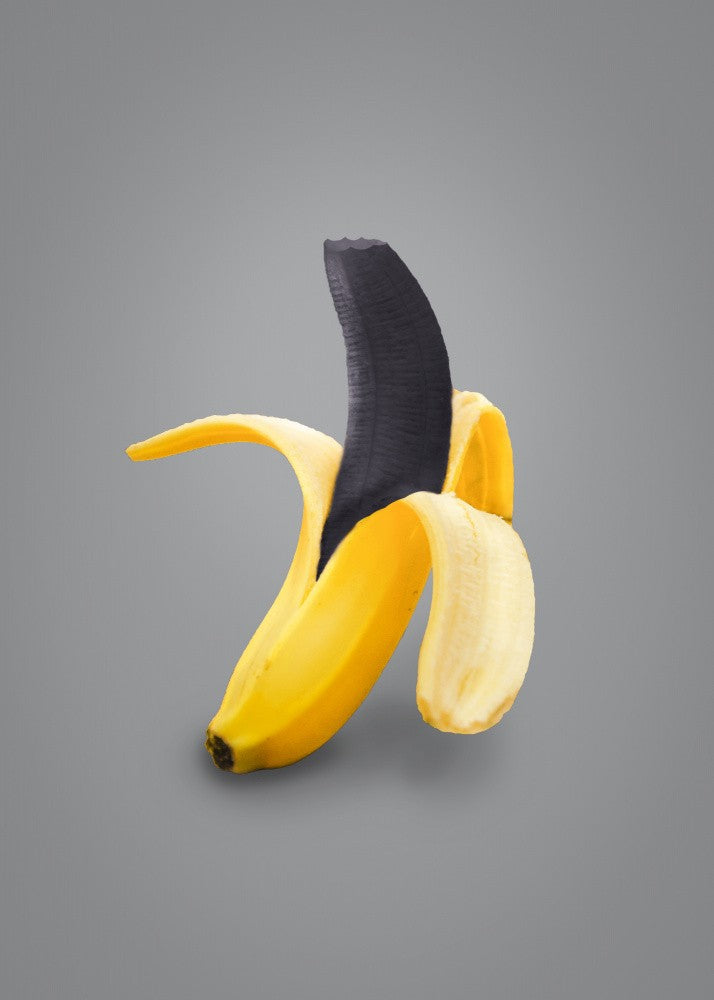 Peeled Black Banana