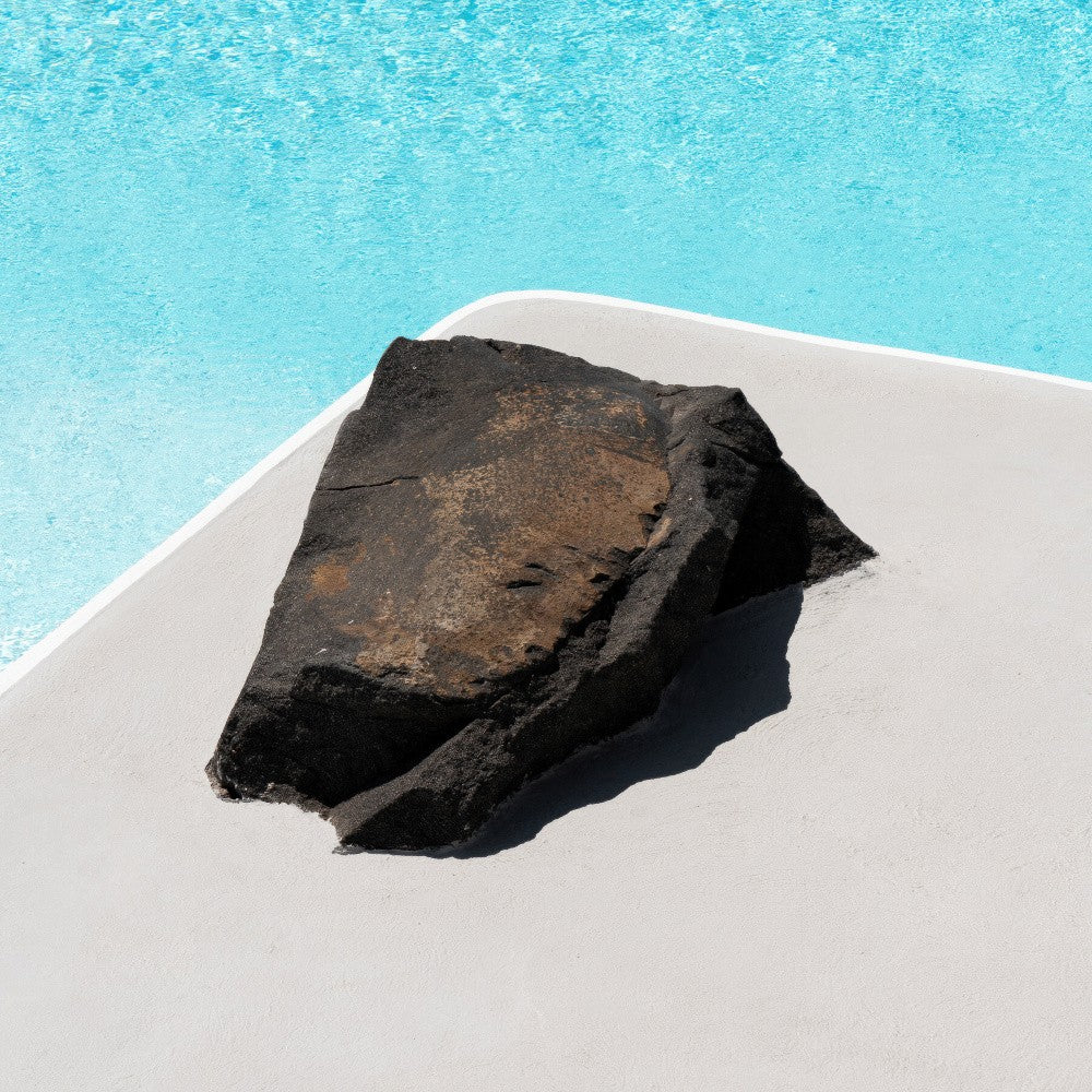 Felsen am Pool