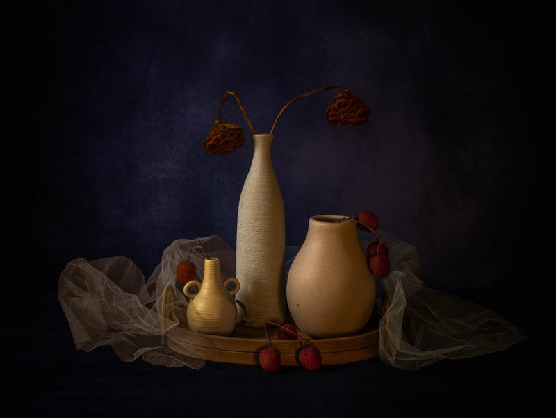 Dry Lotus Pod and Lychee