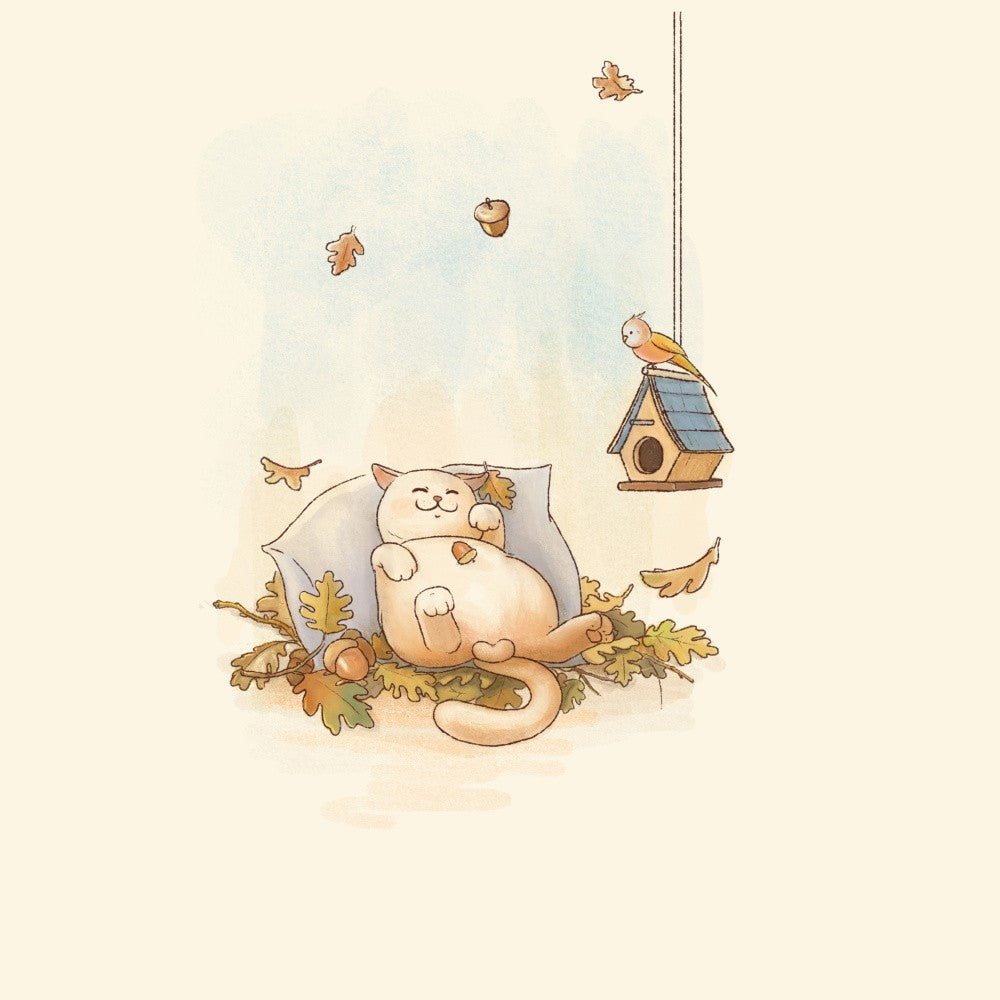 Chilling Chubby Cat