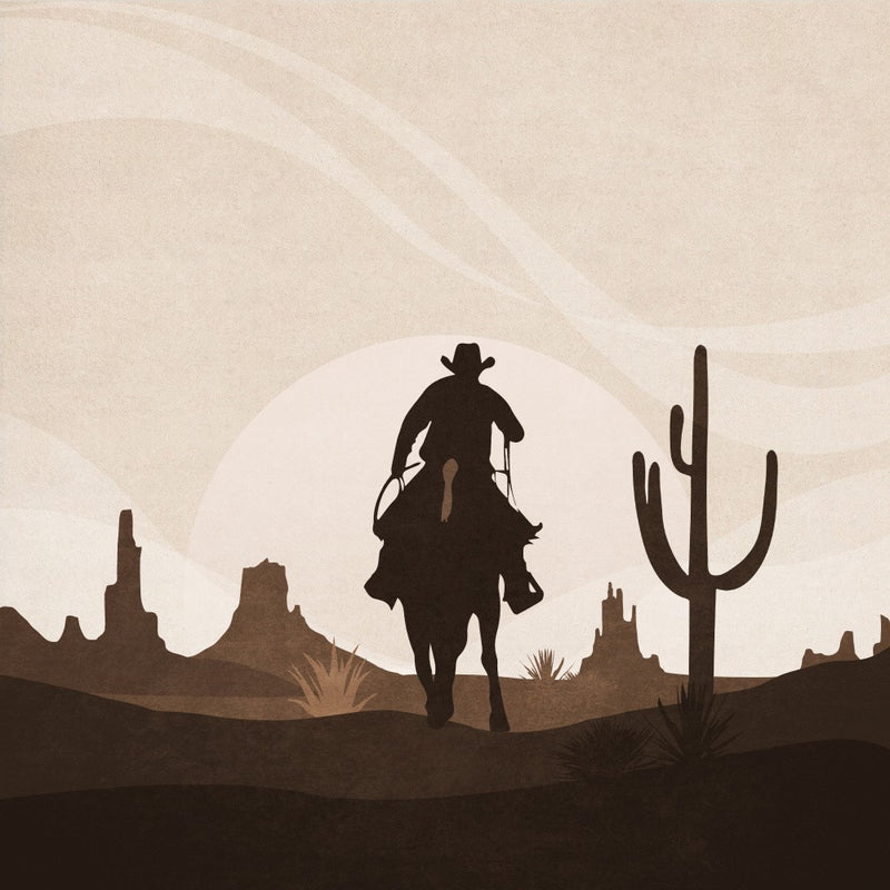 Cowboy's Distant Ride