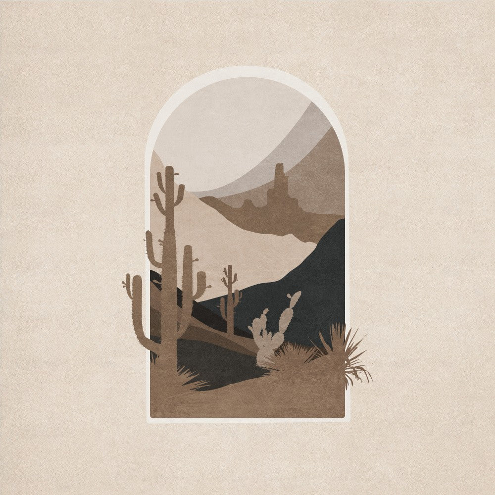 Desert Window Scene