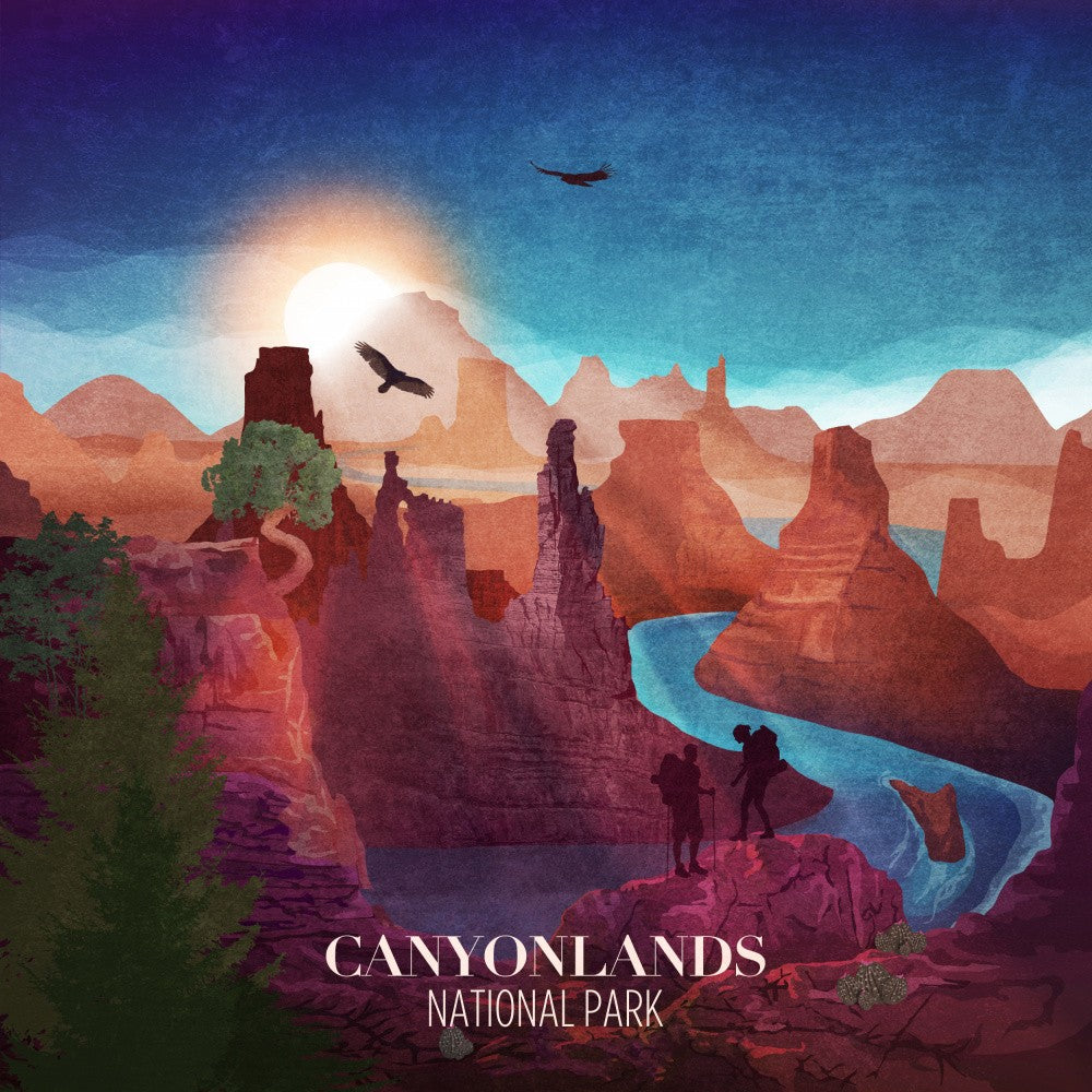 Vue du Lever du Soleil dans le Canyon