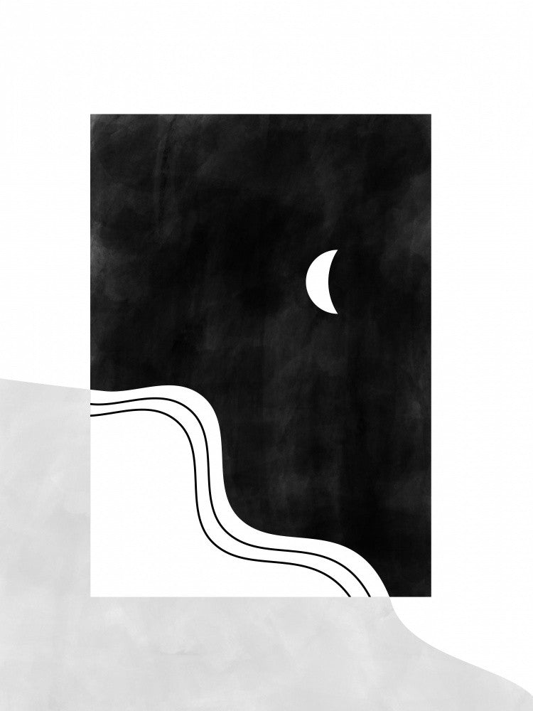 Moonlit Wave Scape
