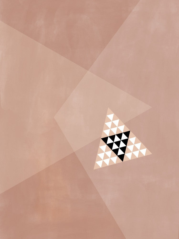 Geometric Design With A Central Triangular Pattern