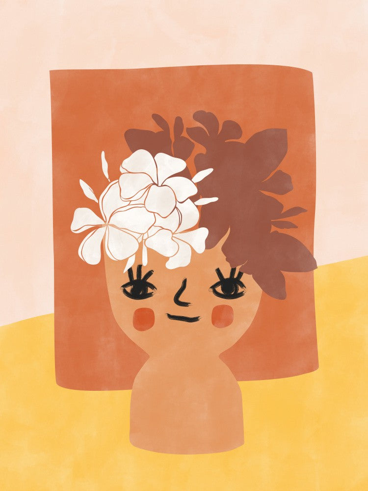 Floral Whimsy Face