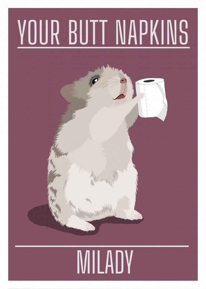 Your Butt Napkins MiLady