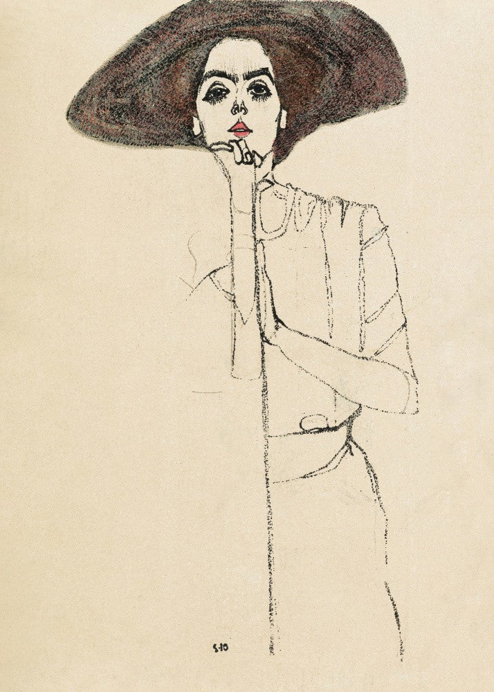 Porträt einer Frau 1910
