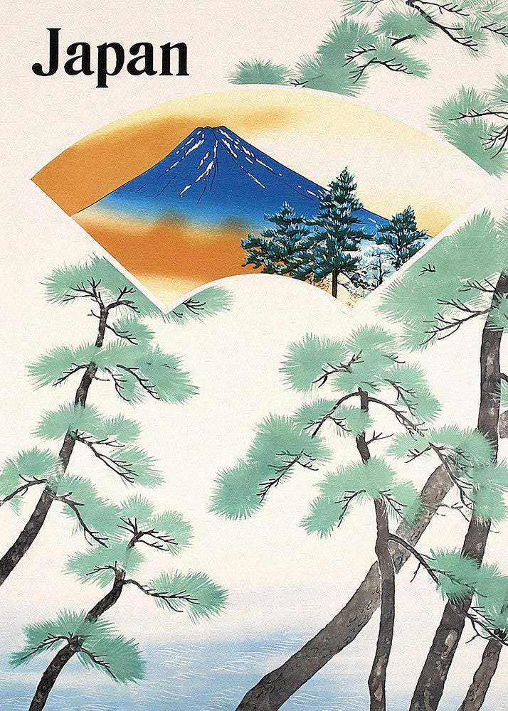 1930s Japanese Government Railways Travel Poster