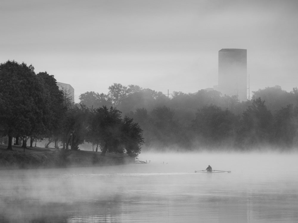 rower on the schuylkill